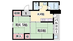 ビレッジハウス小坂 2階