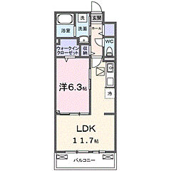 物件の間取り