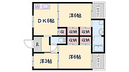 ビレッジハウス宮の前 3階/-