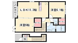 イリーデA 2階