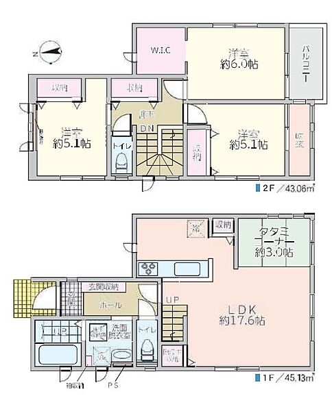 間取りを拡大表示