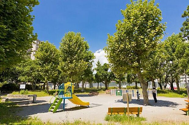 南砂三丁目公園 公園が身近にあり、四季折々の自然を感じながら暮らせる住環境です。お子様の遊び場や散歩コースとしても利用でき、家族みんなに嬉しい立地です。 1250m
