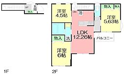 ドマーニ辻堂 3LDKの間取図画像