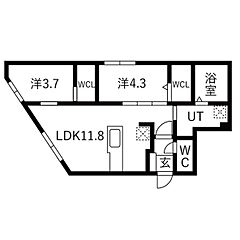 物件の間取り