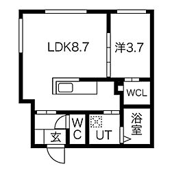 ラグナベルデ菊水 4階
