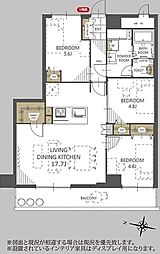 シャンボール円山北町 3LDKの間取図画像