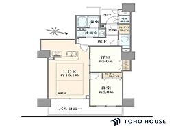福島ガーデンズタワー 2LDKの間取図画像