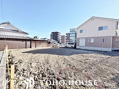 外観:敷地面積112.82平米のゆとりある分譲地です。お好きなハウスメーカーで建築可能です! 外観:敷地面積112.82平米のゆとりある分譲地です。お好きなハウスメーカーで建築可能です!