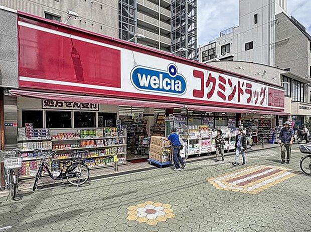 コクミンドラッグ大和田店 徒歩10分。 740m
