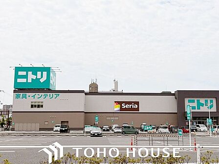 ニトリ放出店 徒歩20分。 1580m