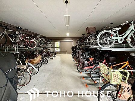 駐輪場付で、通勤・通学・お買い物など自転車をご利用いただけます。