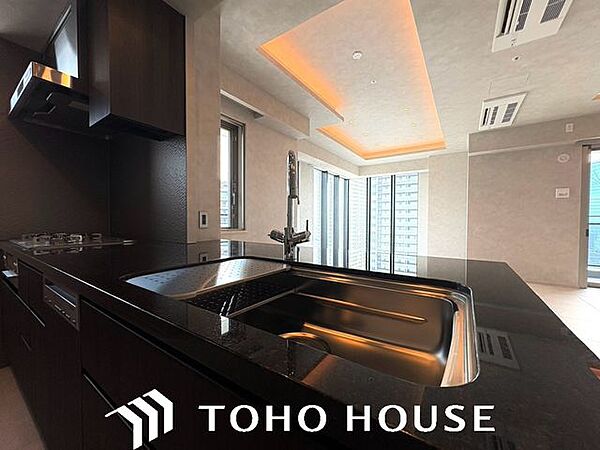 キッチン設備も日々進化しています。油汚れが簡単に拭き取れる新素材で加工された天板や、シンクの流水音を軽減する特殊加工などなど、新しいお家には充実の設備が満載です。