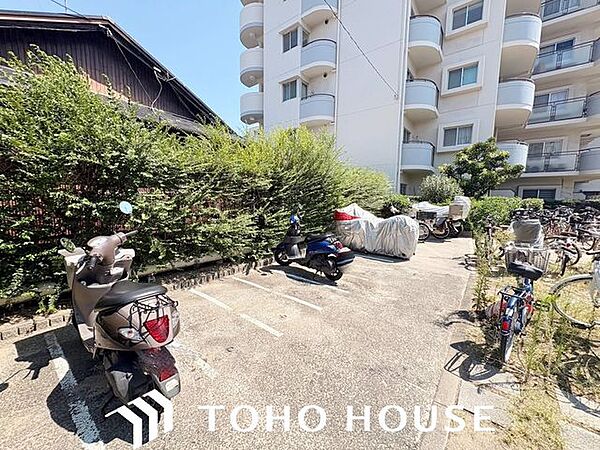 駐輪場付で、通勤・通学・お買い物など自転車をご利用いただけます。