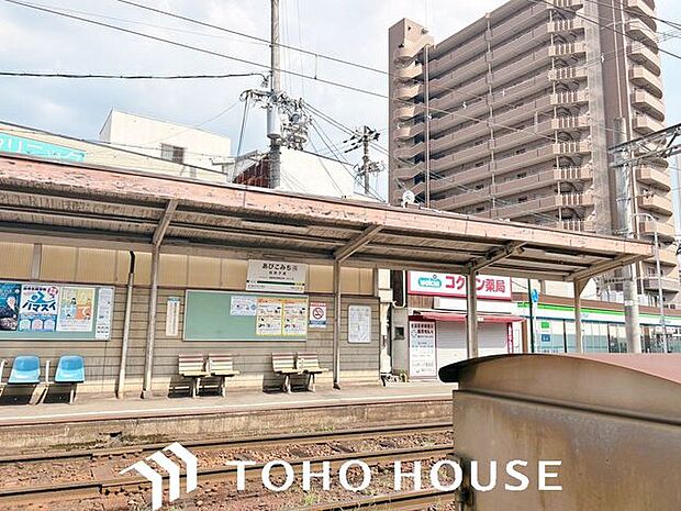 我孫子道駅(阪堺線) 徒歩2分。 160m