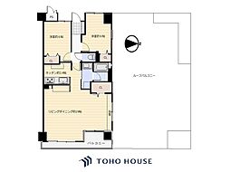 コスモ豊中桜の町 2LDKの間取図画像