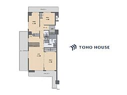レックスマンション住之江公園 3LDKの間取図画像
