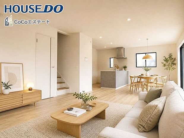 □■リビング■□24.1帖LDK♪ご家族が集まる中心となる開放的なリビング♪大きなテレビを置いたり、家具選びにこだわったりと楽しみが広がりますね。