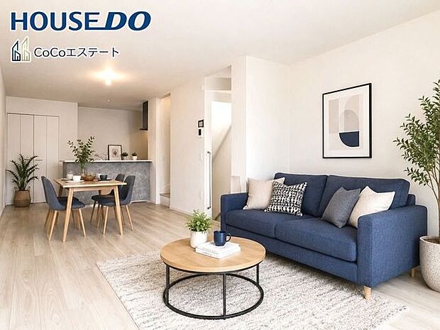 □■リビング■□※家具・小物・CG等はイメージです。22帖LDK♪ご家族が集まる中心となる開放的なリビング♪大きなテレビを置いたり、家具選びにこだわったりと楽しみが広がりますね。