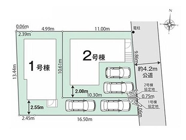 □■区画図■□1号棟