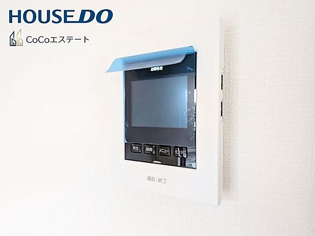 □■TVモニター付きインターホン■□来客時にも安心♪お子様の留守番時もモニターで確認で出来るので防犯性も◎