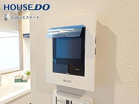 □■TVモニター付きインターホン■□来客時にも安心♪お子様の留守番時もモニターで確認で出来るので防犯性も◎