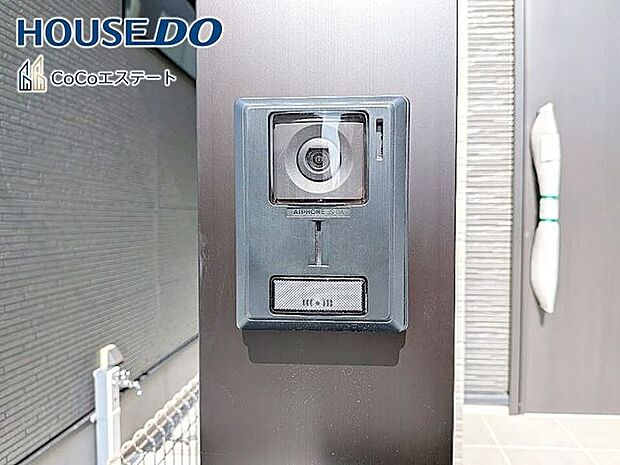 □■TVモニター付きインターホン■□来客時にも安心♪お子様の留守番時もモニターで確認で出来るので防犯性も◎