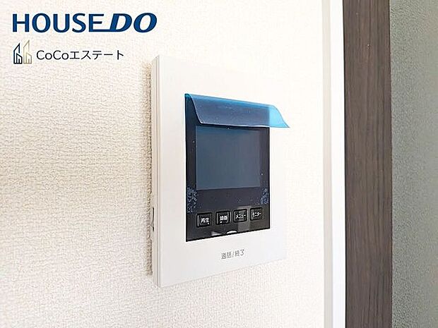 □■TVモニター付きインターホン■□来客時にも安心♪お子様の留守番時もモニターで確認で出来るので防犯性も◎
