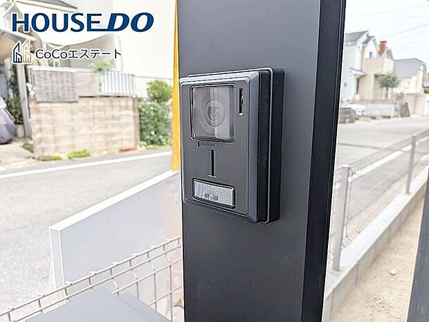 □■TVモニター付きインターホン■□来客時にも安心♪お子様の留守番時もモニターで確認で出来るので防犯性も◎