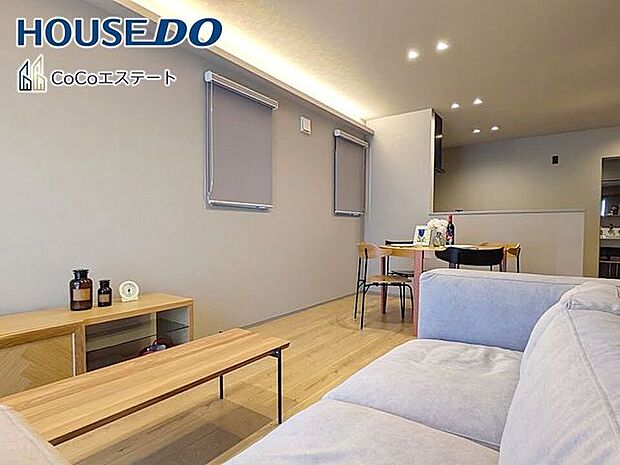 □■リビング■□※家具・小物等はイメージです。ご家族と自然と会話が弾むリビング階段付き。