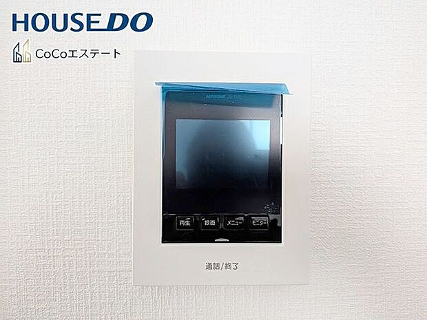 □■TVモニター付きインターホン■□来客時にも安心♪お子様の留守番時もモニターで確認で出来るので防犯性も◎