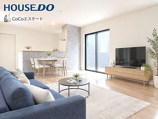□■リビング■□※家具・小物・CG等はイメージです。16.5帖LDK♪ご家族が集まる中心となる開放的なリビング♪大きなテレビを置いたり、家具選びにこだわったりと楽しみが広がりますね。