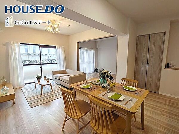 □■リビング■□※家具・小物・CG等はイメージです。ご家族が集まる中心となる開放的なリビング♪大きなテレビを置いたり、家具選びにこだわったりと楽しみが広がりますね。