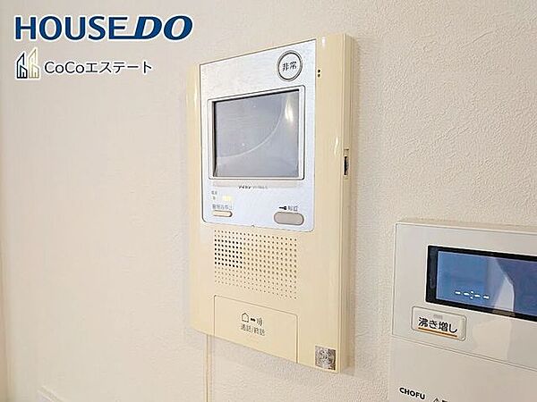 □■TVモニター付きインターホン■□来客時にも安心♪お子様の留守番時もモニターで確認で出来るので防犯性も◎