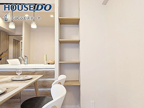 □■収納■□キッチンカウンター横の収納スペース♪