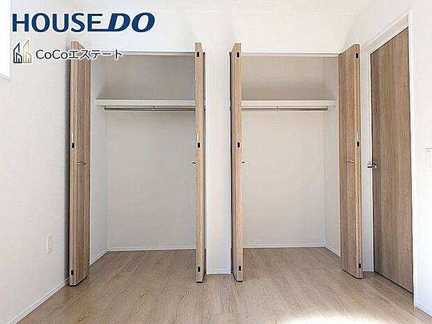 □■収納■□各部屋にクローゼット完備♪ゆとりの収納で、お部屋がスッキリ片付きます。