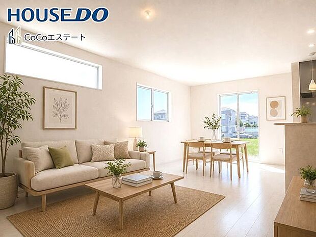 □■リビング■□18帖LDK♪ご家族が集まる中心となる開放的なリビング♪大きなテレビを置いたり、家具選びにこだわったりと楽しみが広がりますね。