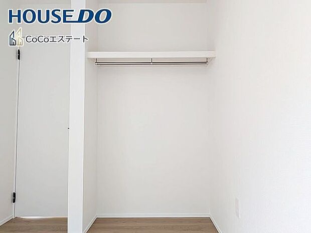 □■収納■□4.3帖の洋室のオープンクローゼットです♪