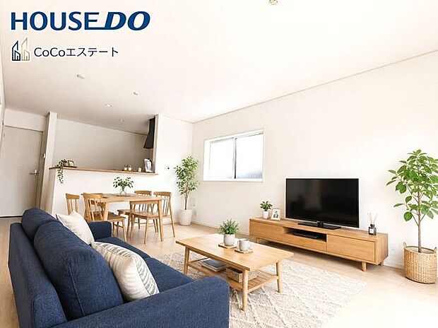□■リビング■□※家具・小物・CG等はイメージです。16帖LDK♪ご家族が集まる中心となる開放的なリビング♪大きなテレビを置いたり、家具選びにこだわったりと楽しみが広がりますね。