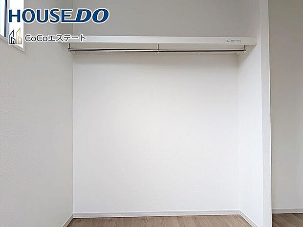 □■収納■□4.5帖の洋室のオープンクローゼットです♪