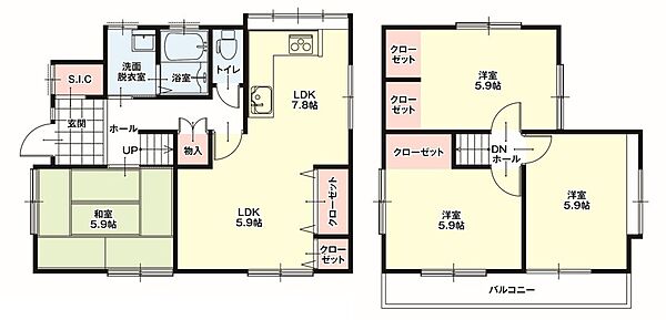 間取り：328000649261