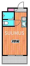 メゾン・ド・ルメード ワンルームの間取図画像