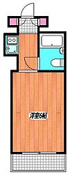 ペガサスマンション経堂 1Kの間取図画像