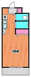 ESPERO・HATSUDAI 1Kの間取図画像
