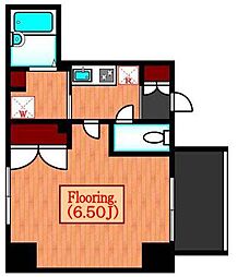 スカイコート渋谷初台 1Kの間取図画像