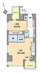 FIRSTSCENE FUNABORI theory 1LDKの間取図画像