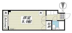 NAヒルズ 1Kの間取図画像