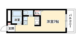 レジデンス一社 ワンルームの間取図画像