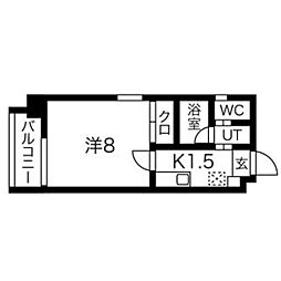 PrimalNagoyaFukiage 1Kの間取図画像