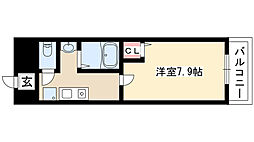 MGファースト 1Kの間取図画像