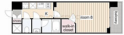 ブランシエスタ泉 1Kの間取図画像